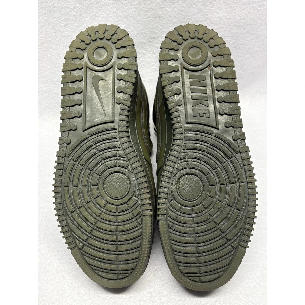 Nike Court Vision Mid Winter Olive Green Mens Sneakers DR7882-300 Size 10